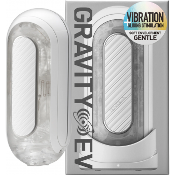 Мастурбатор TENGA FLIP ZERO GRAVITY с вибрацией, белый + Подарок